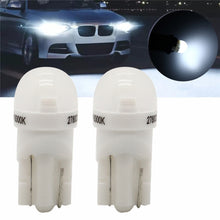 Load image into Gallery viewer, 20 PCS T10 DC12V / 0.25W / 6500K / 20LM Car Round Head Plug-in Bubble Reading Light with 1LEDs SMD-3030 Lamps, T10