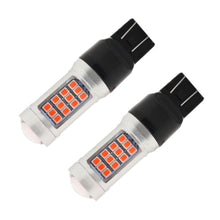 Load image into Gallery viewer, 2 PCS 7443 DC12V / 2.2W Car Strobe Brake Lights with 42LEDs SMD-2835 Lamps, 7443 Strobe