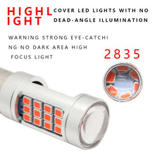 Load image into Gallery viewer, 2 PCS 7443 DC12V / 2.2W Car Strobe Brake Lights with 42LEDs SMD-2835 Lamps, 7443 Strobe