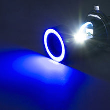 Load image into Gallery viewer, H4 DC12-80V / 20W / 6000K / 2000LM Motorcycle Headlight with Angel Eyes, H4, H4 (Blue), H4 (Red)