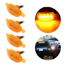 Load image into Gallery viewer, DC12V / 6W 6 in 1 Front Grille Warning Light for Ford Raptor F150 2017-2019, 6 in 1, 6 in 1 (Yellow)