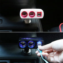Load image into Gallery viewer, SHUNWEI SD-1918 80W 3.1A Car 2 in 1 Dual USB Charger, SD-1918 (Black), SD-1918