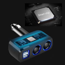 Load image into Gallery viewer, SHUNWEI SD-1918 80W 3.1A Car 2 in 1 Dual USB Charger, SD-1918 (Black), SD-1918