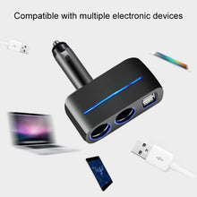 Load image into Gallery viewer, SHUNWEI SD-1918 80W 3.1A Car 2 in 1 Dual USB Charger, SD-1918 (Black), SD-1918