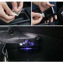 Load image into Gallery viewer, SHUNWEI SD-1938 120W 3A Car 3 in 1 Dual USB Charger Cigarette Lighter with Atmosphere Light, SD-1938 (Black), SD-1938