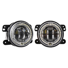 Load image into Gallery viewer, 2 PCS DC12V-30V / 30W / 3A / 1440LM 12LEDs  4 inch Car LED Colorful Fog Light, Style: White Background, Style: White Background (White Light), Style: White Background (Yellow Light)