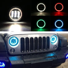 Load image into Gallery viewer, 2 PCS DC12V-30V / 30W / 3A / 1440LM 12LEDs  4 inch Car LED Colorful Fog Light, Style: White Background, Style: White Background (White Light), Style: White Background (Yellow Light)