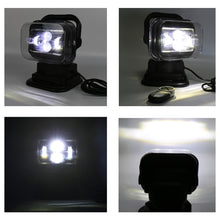 Load image into Gallery viewer, 60W DC 12-24V 400LM Car 200m Wireless Remote Control 360 Degree Adjustable LED Search High Bay Lights / Spotlights, 60W DC 12-24V