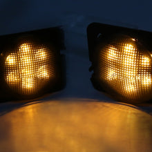 Load image into Gallery viewer, 2 PCS 8W DC 12V Car SUV Refit LED Wheel Eyebrow Turn Signal for Jeep Wrangler JK 07-17, Specification: Butt Assembly with Aperture, Specification: Butt Assembly with Aperture
