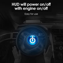 Load image into Gallery viewer, H400G Car 3.5 inch GPS Mode HUD Head-up Display Support Speed / Time / Distance Display, H400G