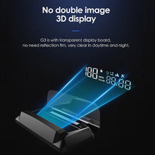 Load image into Gallery viewer, H400G Car 3.5 inch GPS Mode HUD Head-up Display Support Speed / Time / Distance Display, H400G