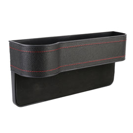 2 PCS Car Multi-functional Principal And Deputy Driver Seat Console Leather Box, Seat Console Leather Box (Black), Seat Console Leather Box (Beige), Seat Console Leather Box (Brown)