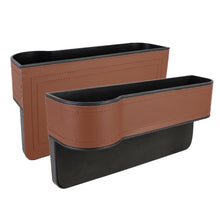 Load image into Gallery viewer, 2 PCS Car Multi-functional Principal And Deputy Driver Seat Console Leather Box, Seat Console Leather Box (Black), Seat Console Leather Box (Beige), Seat Console Leather Box (Red), Seat Console Leather Box (Brown)