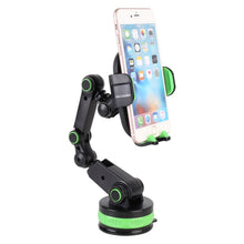 Load image into Gallery viewer, ZP-X0466 Car 360 Degree Rotating Telescopic Folding Round Suction Cup Mobile Phone Holder, ZP-X0466 (Green), ZP-X0466 (Grey)