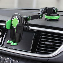 Load image into Gallery viewer, ZP-X0466 Car 360 Degree Rotating Telescopic Folding Round Suction Cup Mobile Phone Holder, ZP-X0466 (Green), ZP-X0466 (Grey)