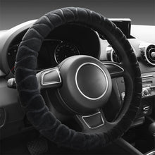Load image into Gallery viewer, Car Universal Short Plush Warm Anti-skid Steering Wheel Cover, Adaptation Steering Wheel Diameter: 38cm