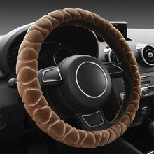Load image into Gallery viewer, Car Universal Short Plush Warm Anti-skid Steering Wheel Cover, Adaptation Steering Wheel Diameter: 38cm