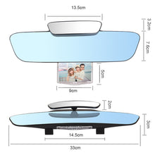 Load image into Gallery viewer, YC-193 Multifunctional Car Interior Rearview Mirror Large Field of Vision Anti-glare Auxiliary Car Blue Mirror, YC-193