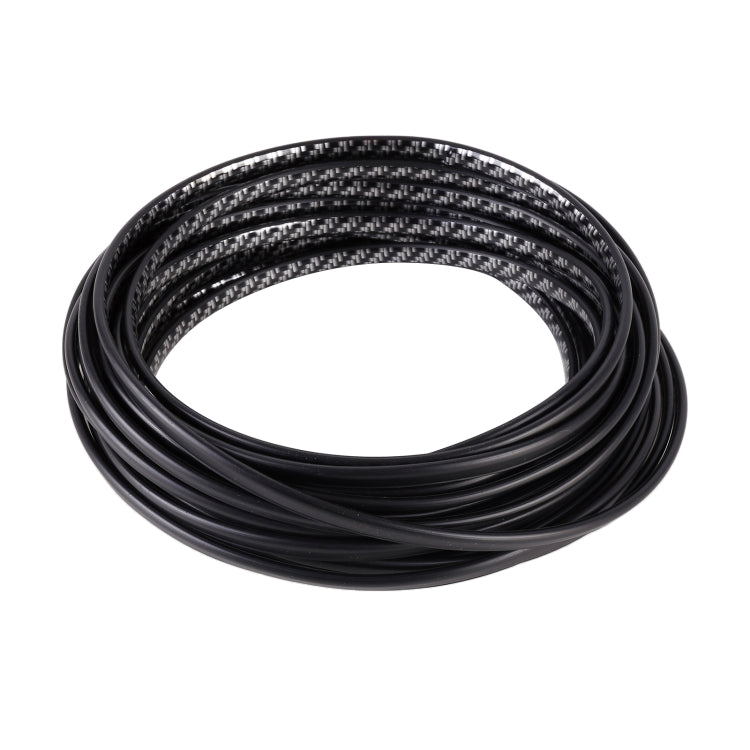 Car Carbon Fiber Texture Decoration Door & Window Seal Decorative Strip, Carbon Fiber