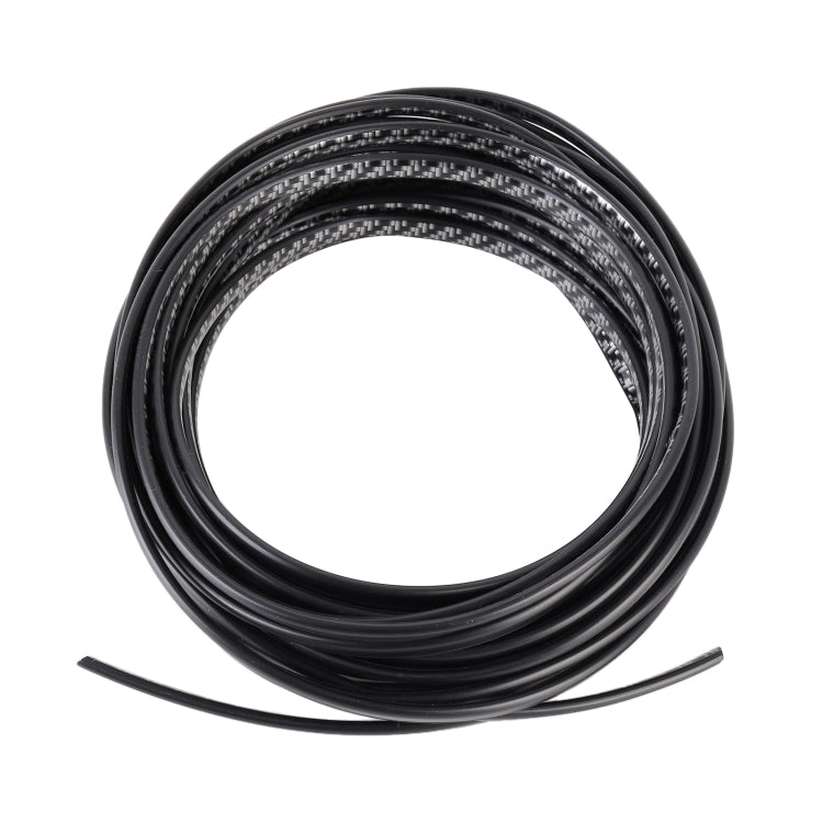 Car Carbon Fiber Texture Decoration Door & Window Seal Decorative Strip, Carbon Fiber