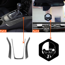 Load image into Gallery viewer, 3 in 1 Car Carbon Fiber Gears Panel Decorative Sticker for Audi A5 Hard Top 2008-, Left and Right Drive Universal, Gears Panel