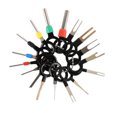 Load image into Gallery viewer, 21 in 1 Car Plug Circuit Board Wire Harness Terminal Extraction Pick Connector Crimp Pin Back Needle Remove Tool, 21 in 1