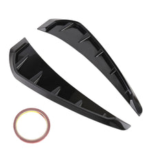 Load image into Gallery viewer, 2 PCS Car Soft Silicone Decorative Sticker Outside Sticker, Bright Black, Bright Black