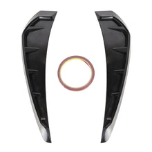Load image into Gallery viewer, 2 PCS Car Soft Silicone Decorative Sticker Outside Sticker, Bright Black, Bright Black