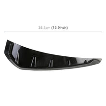 Load image into Gallery viewer, 2 PCS Car Soft Silicone Decorative Sticker Outside Sticker, Bright Black, Bright Black