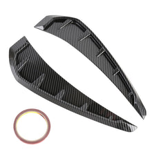 Load image into Gallery viewer, 2 PCS Car Soft Silicone Decorative Sticker Outside Sticker, Carbon Fiber Texture, Carbon Fiber Texture
