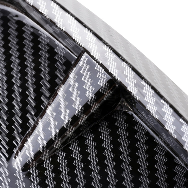 2 PCS Car Soft Silicone Decorative Sticker Outside Sticker, Carbon Fiber Texture, Carbon Fiber Texture