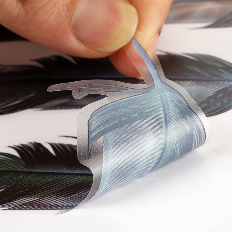 Feather Car Body Random Stickers, Pattern 4, Pattern 4