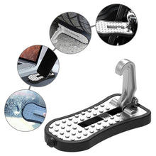 Load image into Gallery viewer, Multi-functional Car Door Sill Step Pedals Pads with Safety Hammer, Pedals Pads with Safety Hammer (Black), Pedals Pads with Safety Hammer (Green), Pedals Pads with Safety Hammer (Red), Pedals Pads with Safety Hammer (Silver)