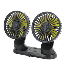 Load image into Gallery viewer, F404 Car Center Console USB Dual-head Electric Cooling Fan with Aromatherapy, F404