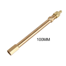Load image into Gallery viewer, 5 PCS Car Tires Valve Inflatable Extension Tube, Length: 100mm, 100mm, Pure Copper
