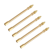 Load image into Gallery viewer, 5 PCS Car Tires Valve Inflatable Extension Tube, Length: 120mm, 120mm, Pure Copper