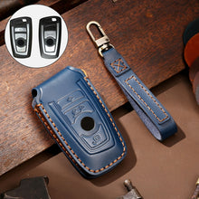 Load image into Gallery viewer, Hallmo Car Cowhide Leather Key Protective Cover Key Case for Old BMW, For Old BMW