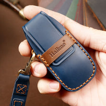 Load image into Gallery viewer, Hallmo Car Cowhide Leather Key Protective Cover Key Case for Old Mercedes-Benz E300L, For Old Mercedes-Benz E300L