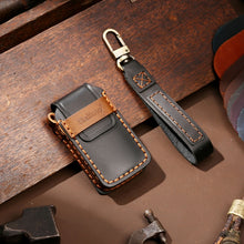 Load image into Gallery viewer, Hallmo Car Cowhide Leather Key Protective Cover Key Case for Honda Civic / Accord 2-button, For Honda Civic / Accord 2-button