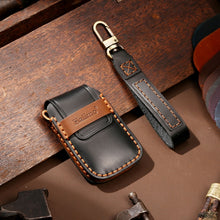 Load image into Gallery viewer, Hallmo Car Cowhide Leather Key Protective Cover Key Case for Volkswagen Lavida A Style, For Volkswagen Lavida A Style