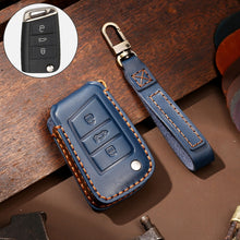 Load image into Gallery viewer, Hallmo Car Cowhide Leather Key Protective Cover Key Case for Volkswagen Lavida B Style, For Volkswagen Lavida B Style, For Volkswagen Lavida BStyle