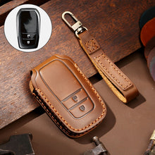 Load image into Gallery viewer, Hallmo Car Cowhide Leather Key Protective Cover Key Case for Toyota Corolla 2017 2-button, For Toyota Corolla 2017 2-button