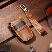 Load image into Gallery viewer, Hallmo Car Cowhide Leather Key Protective Cover Key Case for Toyota Corolla 2018 2-button, For Toyota Corolla 2018 2-button