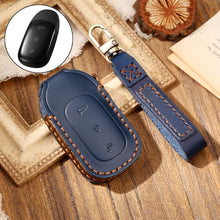Load image into Gallery viewer, Hallmo Car Cowhide Leather Key Protective Cover Key Case for LEADING IDEAL One, For LEADING IDEAL One