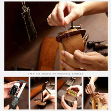 Load image into Gallery viewer, Hallmo Car Cowhide Leather Key Protective Cover Key Case for Subaru Forester, For Subaru Forester