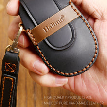 Load image into Gallery viewer, Hallmo Car Cowhide Leather Key Protective Cover Key Case for NIO ES6 / ES8, For NIO ES6 / ES8