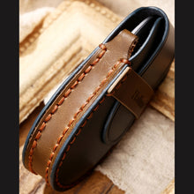 Load image into Gallery viewer, Hallmo Car Cowhide Leather Key Protective Cover Key Case for NIO ES6 / ES8, For NIO ES6 / ES8