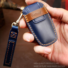 Load image into Gallery viewer, Hallmo Car Cowhide Leather Key Protective Cover Key Case for Ford Focus  A Style, For Ford Focus A Style