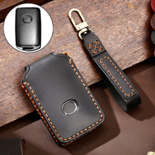 Load image into Gallery viewer, Hallmo Car Cowhide Leather Key Protective Cover Key Case for New Mazda Axela, For New Mazda Axela