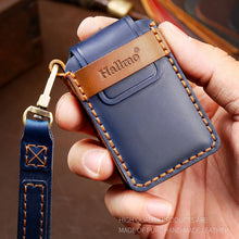 Load image into Gallery viewer, Hallmo Car Cowhide Leather Key Protective Cover Key Case for New Mazda Axela, For New Mazda Axela